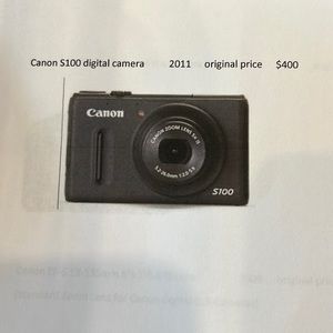 Canon S100 Digital Camera